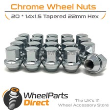Wheel Nuts (20) Chrome for