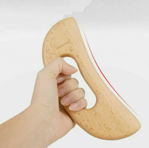 Wooden gua sha tool scraping - sha,