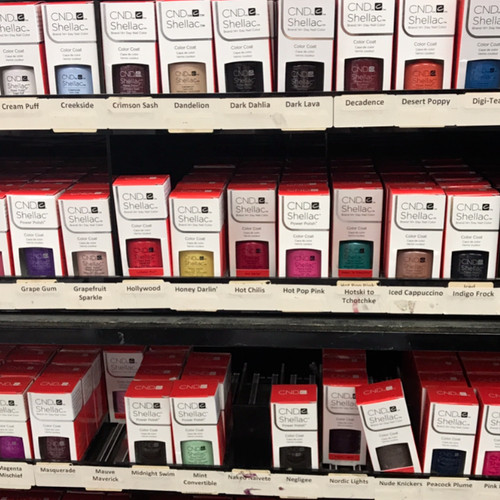 Cnd shellac gel polish - polish, new