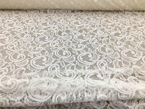 Embroidered stretch lace - embroidered,