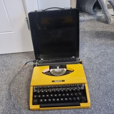 Yellow Silverette Typewriter
