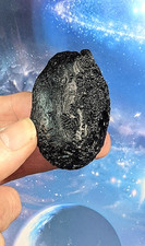 Large Tektite Meteorite Teardrop Supplied in Box with Information 55x40x25mm
