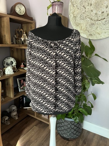 New biba black floaty top - biba.,