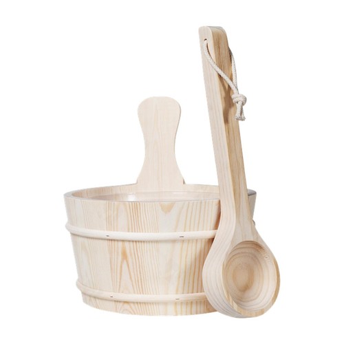 Sauna wooden bucket - wooden, and