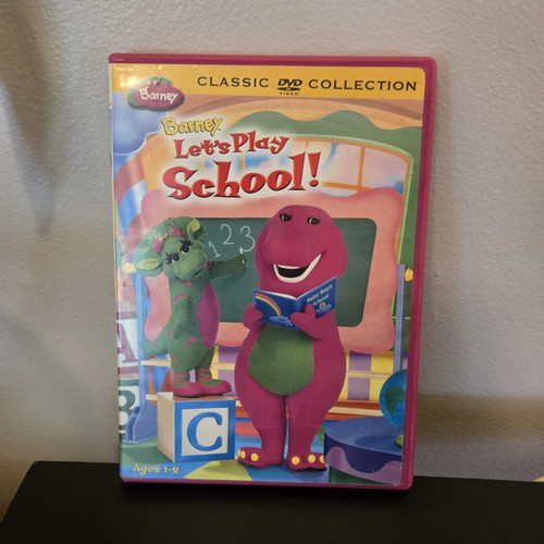 Barney let play - let's, school