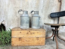 Pair of Vintage Galvanised