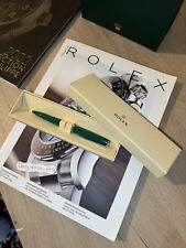 Rolex Ballpoint Pen Green/Grey with Case