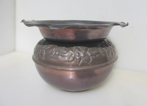 Victorian copper trough tub - victorian,