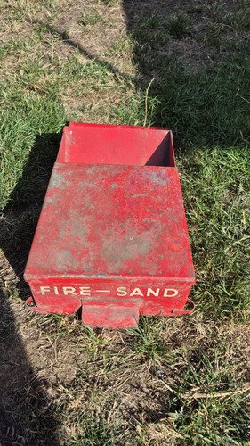 Fire sand scuttle - scuttle, bucket