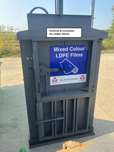 Cardboard waste baler - cardboard,