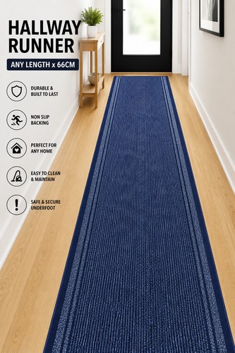 Blue long rubber back - long,