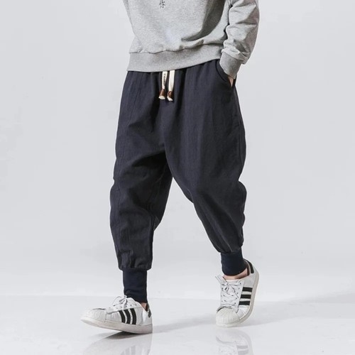 Men cotton linen - harem, pants