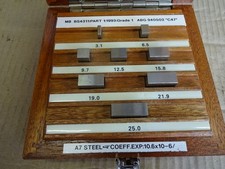Slip gauge block set Alan