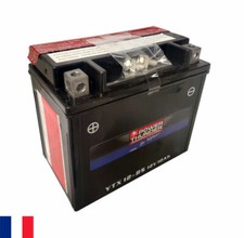 POWER THUNDER MOTORCYCLE BATTERY YTX12-BS YTX12BS BTX12-BS WARRANTY WITH INVOICE