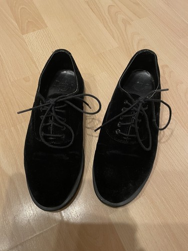 Martens black suede size 4 - suede,