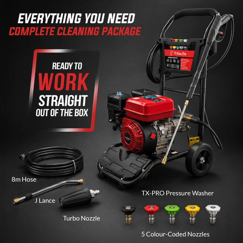 Petrol pressure washer - pressure, 3950psi