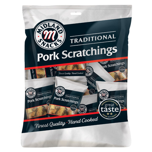 Midland snacks bigger bag pork - snacks,
