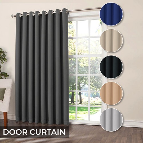 Blackout eyelet door - blackout,