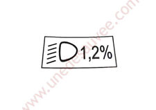 Sticker Headlight Adjustment Peugeot 309 205 GTI CTI Rallye GTI 16