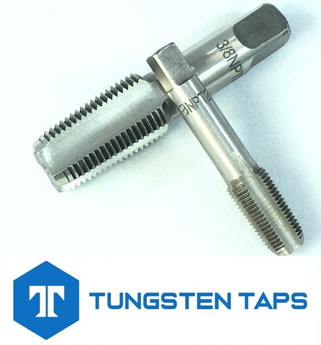 3 8 npt taps and - 1/4",