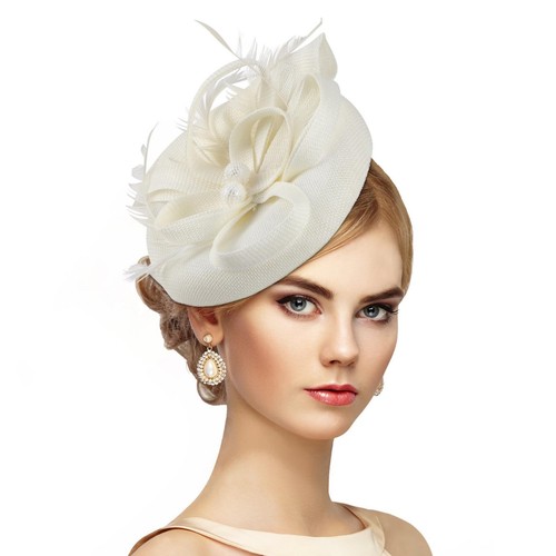 Derby sinamay fascinator - derby,
