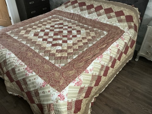 Vintage patchwork quilt - patchwork,