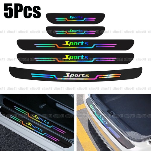 5pcs car sticker door sill - 5pcs,