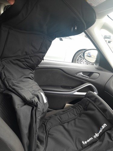 Team obsidian wheeled ski - obsidian, bag