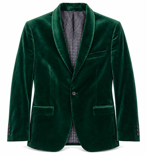 Jos bank mens green - green, velvet