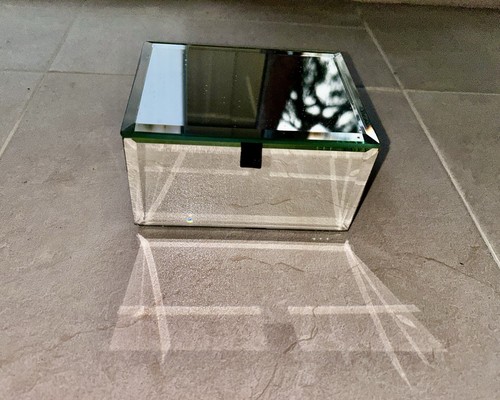 Mirrored jewellery box - mirrored,