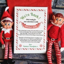 Personalised elf shelf letter
