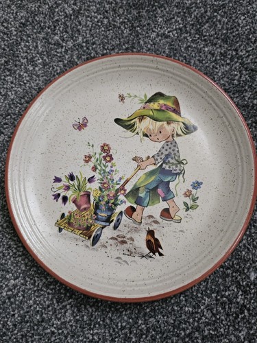 Purbeck pottery plate - purbeck,