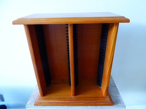 Vintage solid pine wood - pine, cd