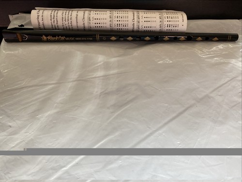 Tin whistle with fingering - tin,