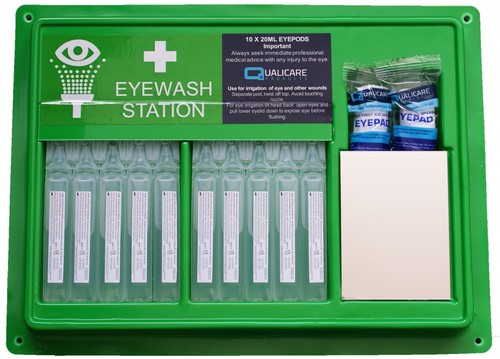 Eye wash kit pod station - wash,