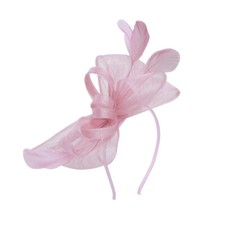 Women Elegant Looped Fascinator On Headband Ladies Day Wedding Races Royal Ascot