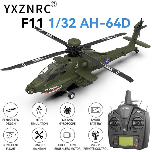 Yxznrc f11 64d apache rc - ah-64d,