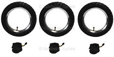 3 x PUNCTURE PROTECTED Off Road Pram Tyres & Tubes Set 12-1/2" x 2-1/4"