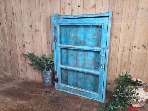 Vintage indian wooden - wooden, glazed