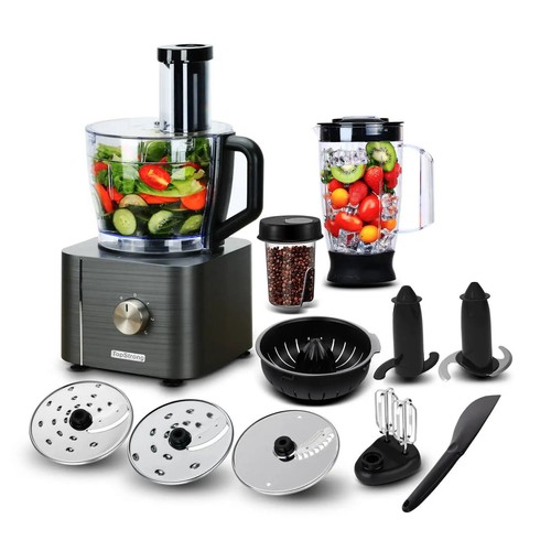 1100w food processor 1 5l - food,