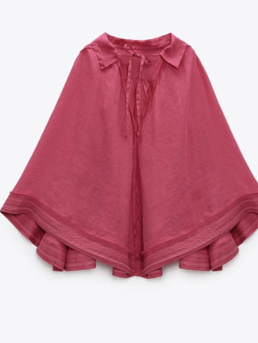 Zara 100 ramie batwing - ramie,