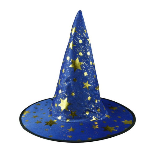Star print wizard - wizard, hat