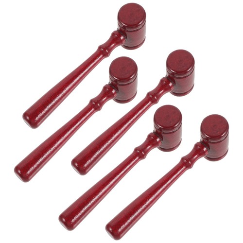 Pcs wooden hammer gavel - 5,