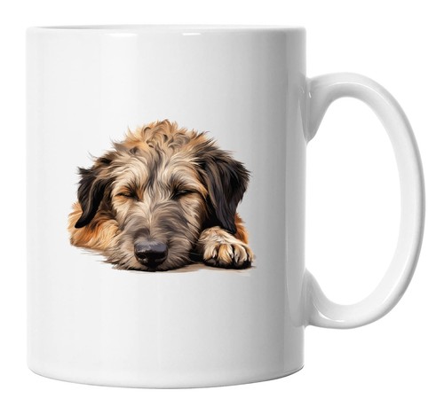 Irish wolfhound mug sleeping - wolfhound,