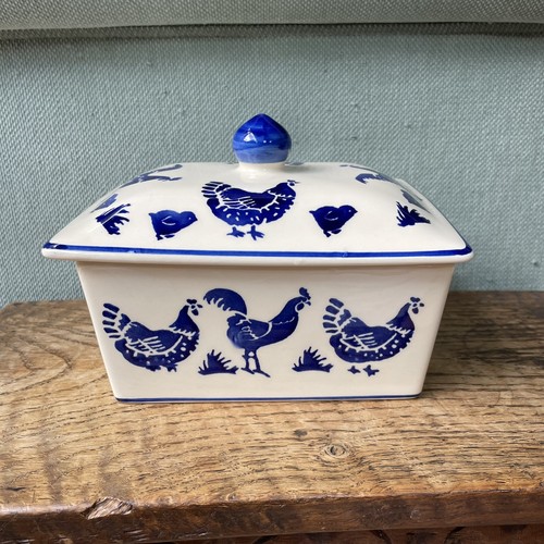 Emma bridgewater blue hen - ~,