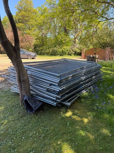 Used heras fencing panels for