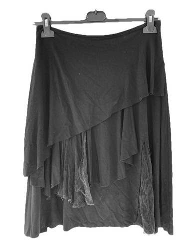 Y2k morgan black skirt mini - y2k,