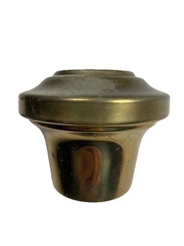 Antique brass bed post cap - bed,