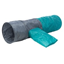 Trixie Cat Play Tunnel with 4 Entrances & Rustling Foil - Kitten & Puppy Fun Toy