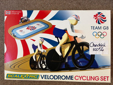 Micro Scalextric Velodrome London Olympics 2012 Damaged Bikes Boxed Set WA3